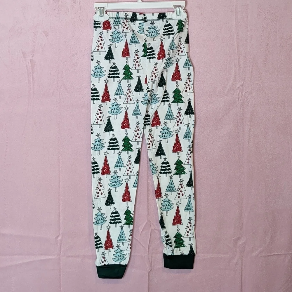 The Children's Place White Christmas Tree Forest Pajama Pants size 5T